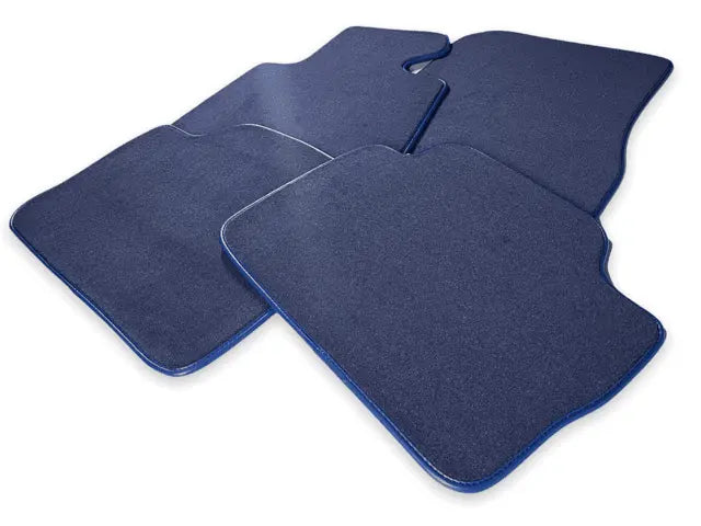 Floor Mats For Rolls Royce Dawn Rr6 2016-2023 Dark Blue - AutoWin