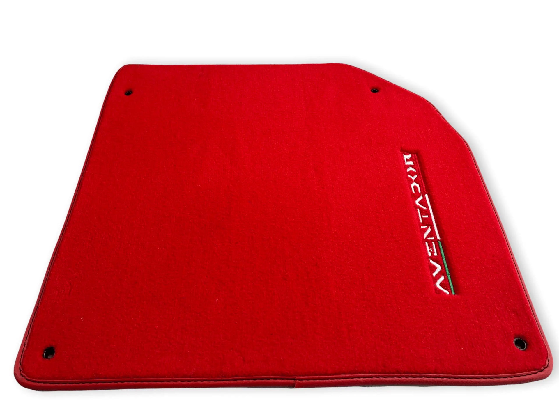 Floor Mats for Lamborghini Aventador Red Color Carpet - AutoWin