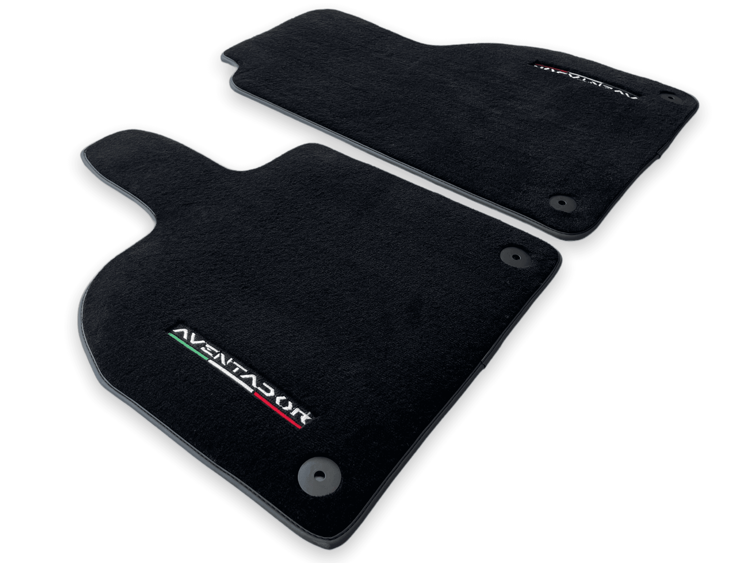 Floor Mats for Lamborghini Aventador Black Color Carpet - AutoWin