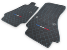 Alcantara Leather Floor Mats For Bugatti Chiron Limited Edition - AutoWin