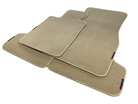 Beige Floor Mats For BMW 7 Series E65 With M Package AutoWin Brand - AutoWin