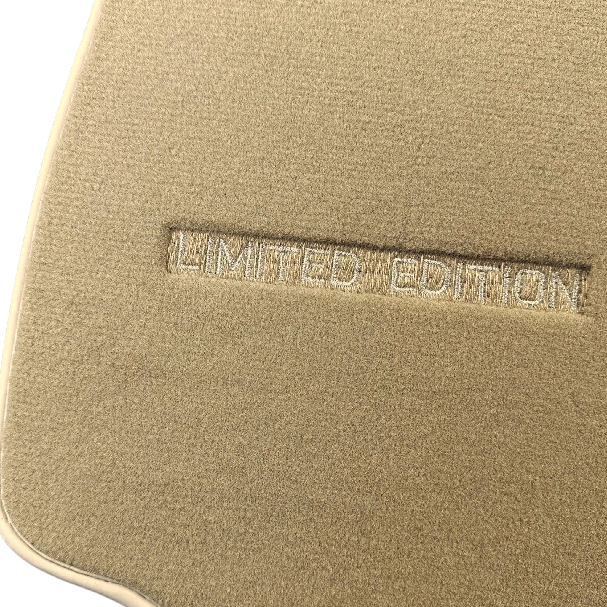 Beige Floor Mats For Mercedes Benz C-Class CL203 Coupe (2000-2008) | Limited Edition - AutoWin