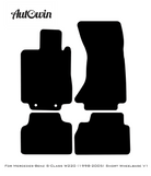 Beige Floor Mats For Mercedes Benz S-Class W220 (1998-2005) Short Wheelbase | Limited Edition - AutoWin