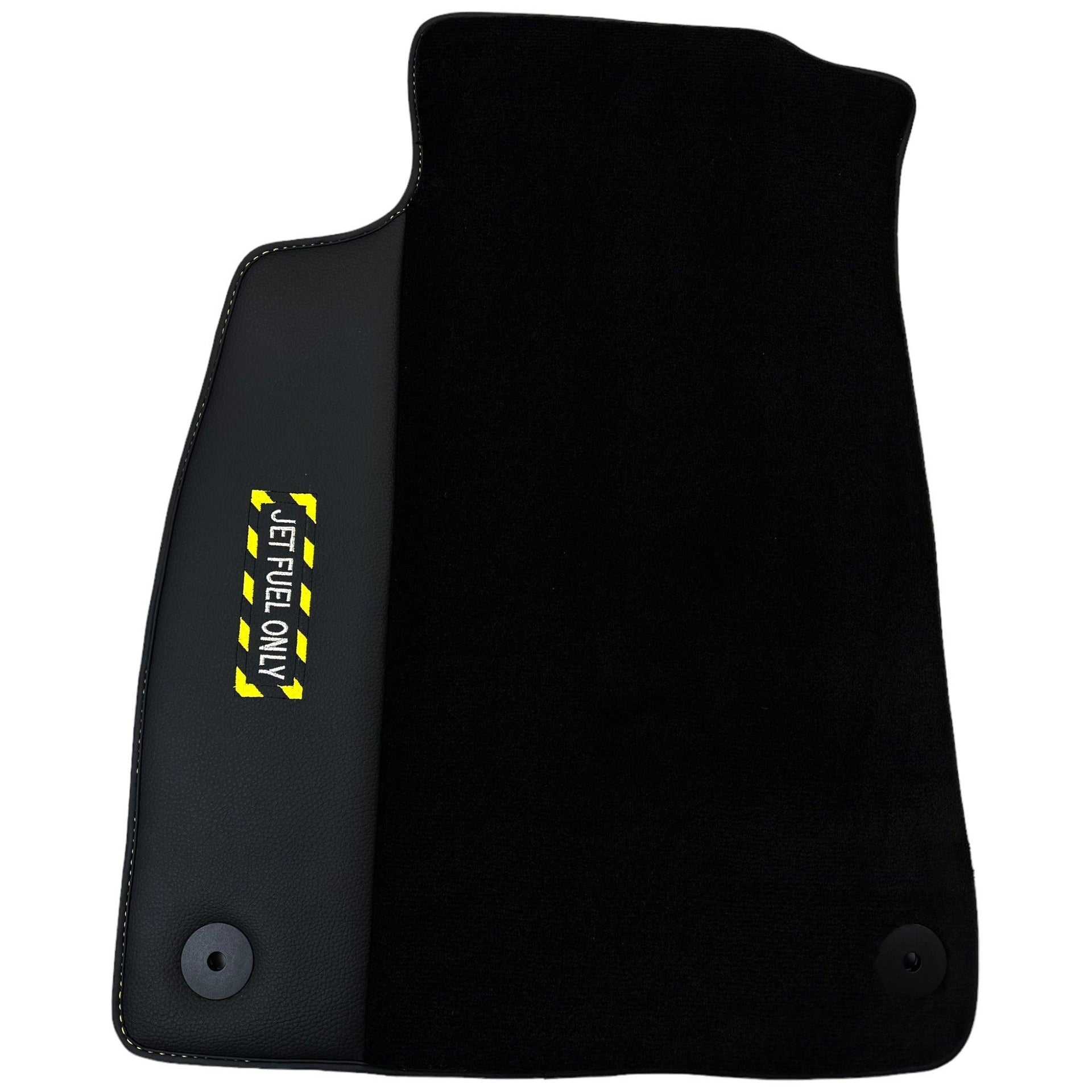 Black Floor Mats for Audi Q8 (2018-2023) | Fighter Jet Edition - AutoWin