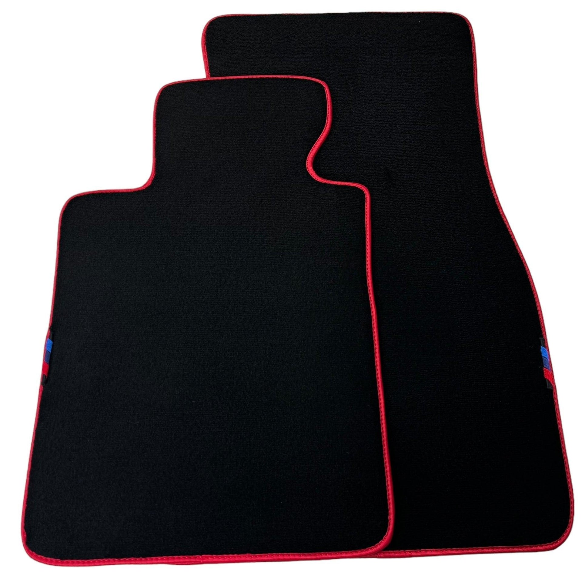 Black Floor Mats For BMW 3 Series F36 Gran Coupe | | Red Trim - AutoWin