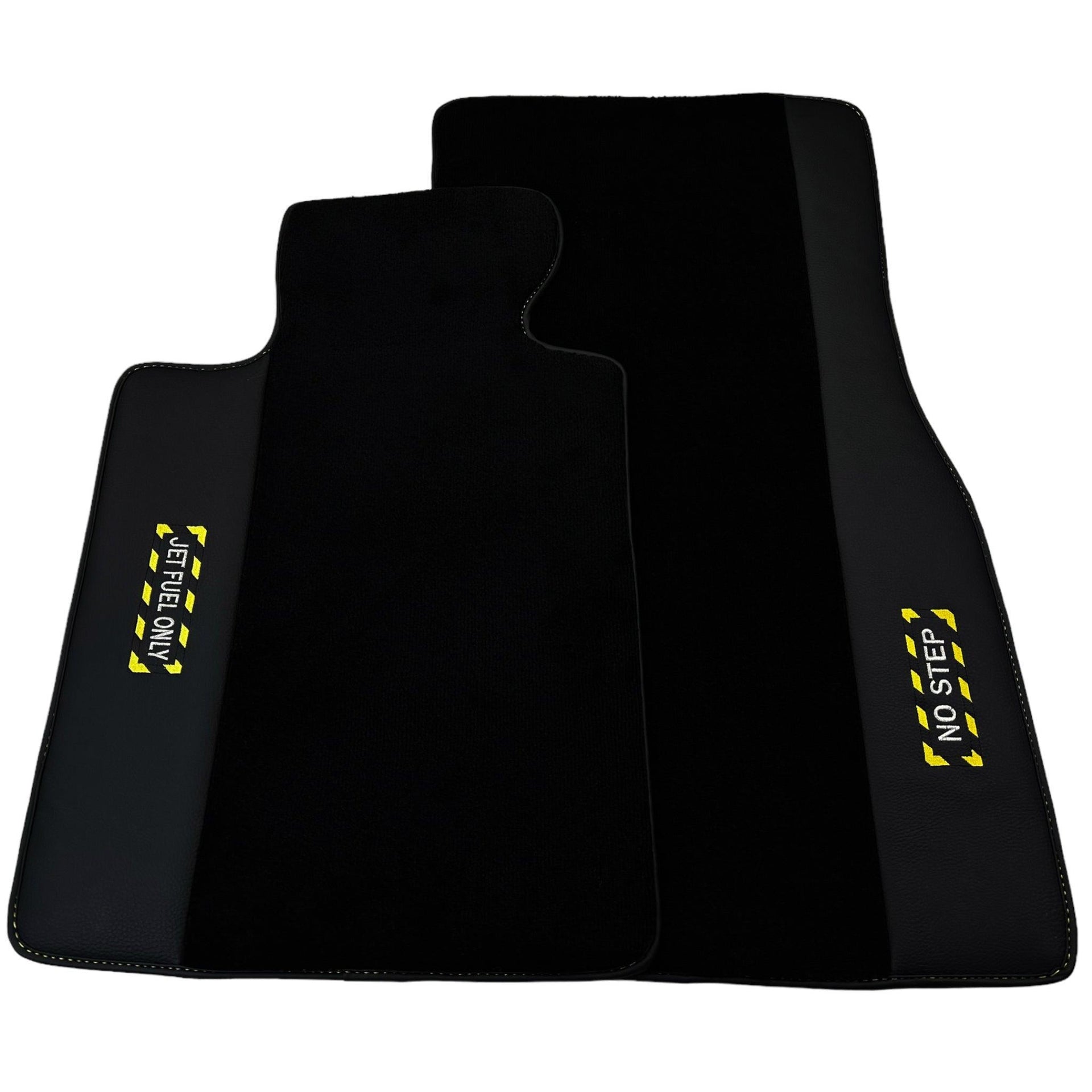 Black Floor Mats For BMW 5 Series E60 | Fighter Jet Edition - AutoWin
