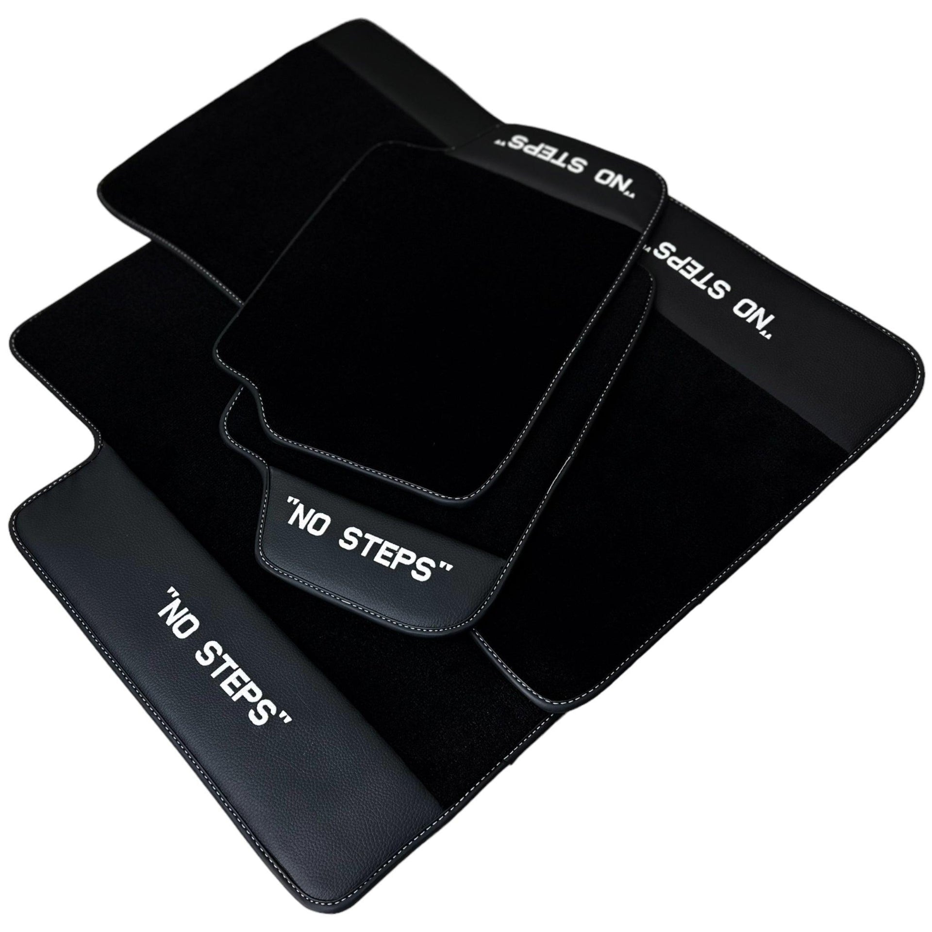 Black Floor Mats For BMW 6 Series F12 No Steps Edition AutoWin Brand - AutoWin