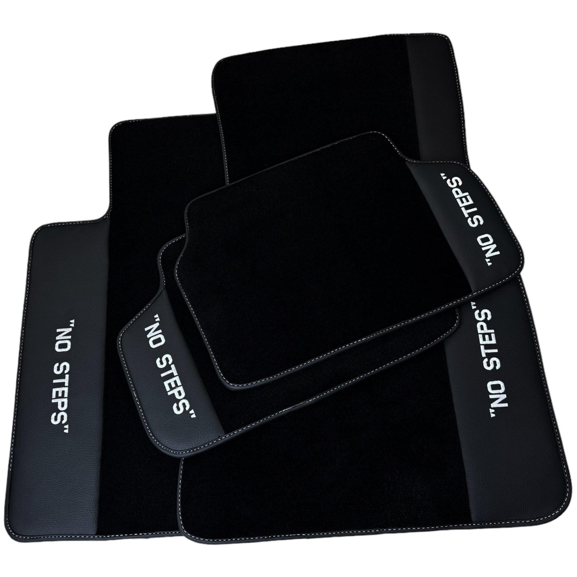 Black Floor Mats For BMW X1 Series E84 No Steps Edition - AutoWin
