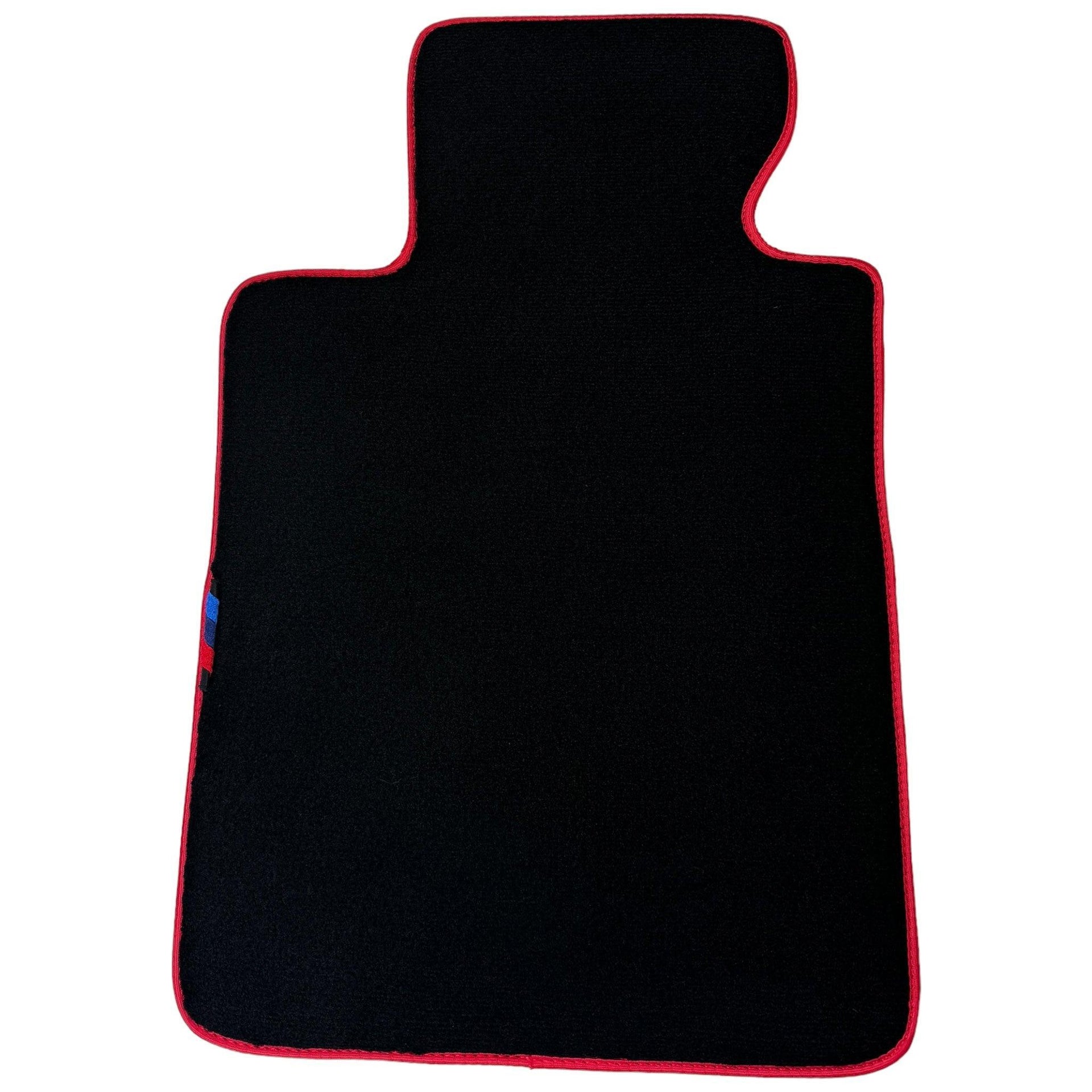 Black Floor Mats For BMW X5 Series F15 | Red Trim - AutoWin
