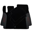 Black Floor Mats For Mercedes Benz C-Class A205 Convertible (2016-2018) | AutoWin Edition - AutoWin