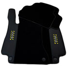 Black Floor Mats For Mercedes Benz GLC-Class C253 Coupe (2019-2023) | Fighter Jet Edition - AutoWin