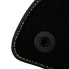 Black Floor Mats For Mercedes Benz GLC-Class C253 Coupe (2019-2023) | Fighter Jet Edition - AutoWin