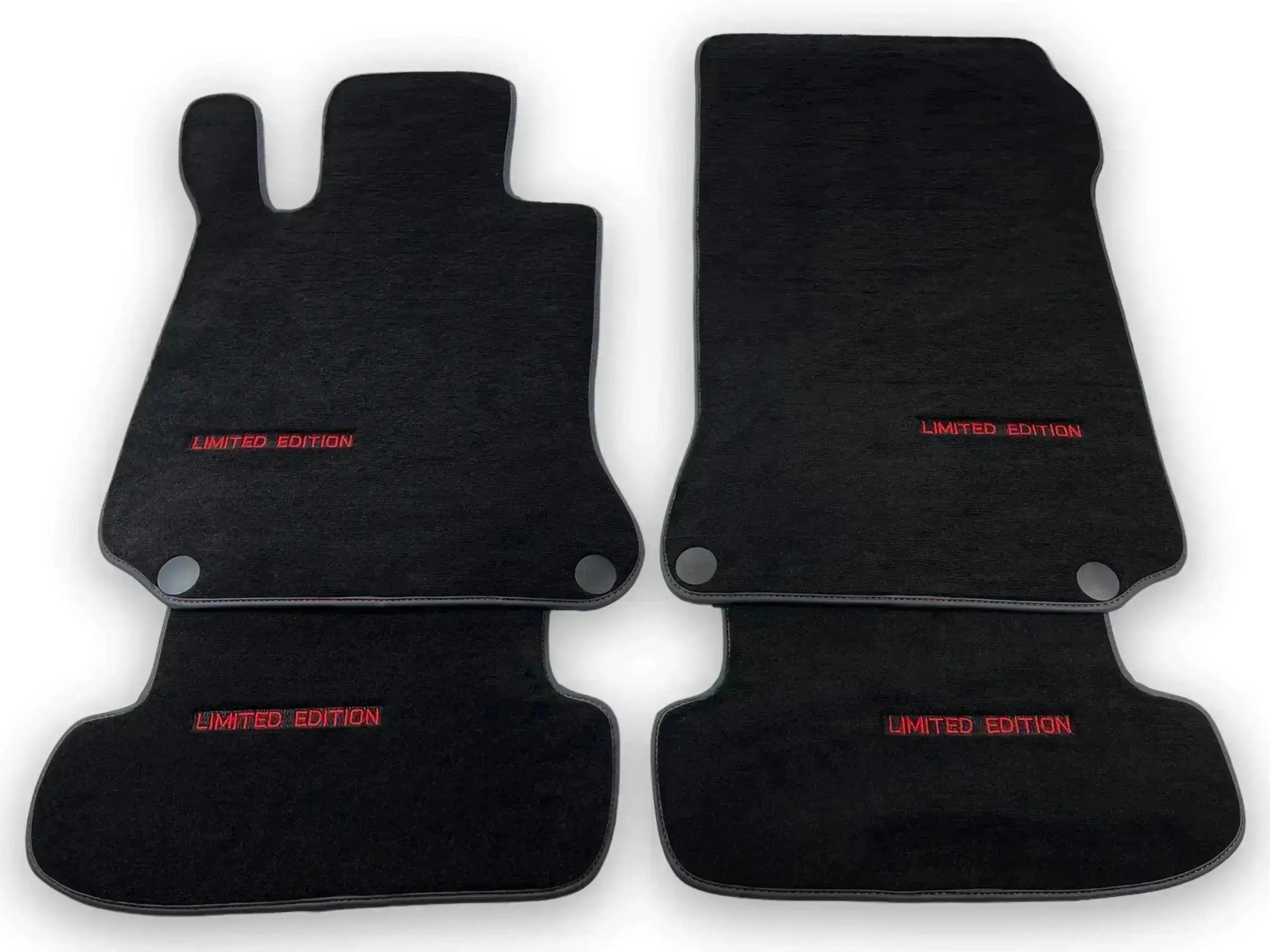 Black Floor Mats For Mercedes Benz S-Class X222 Maybach (2015-2021) | AutoWin Edition - AutoWin