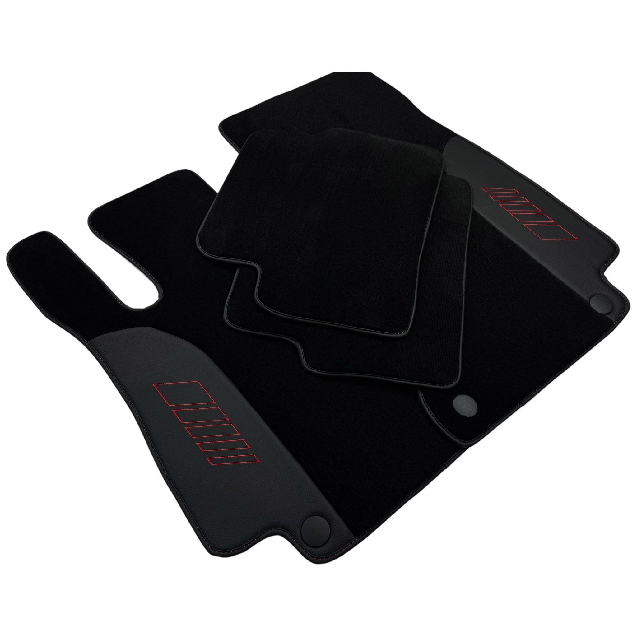 Black Floor Mats For Mercedes Benz S-Class X222 Maybach (2015-2021) | AutoWin Edition - AutoWin