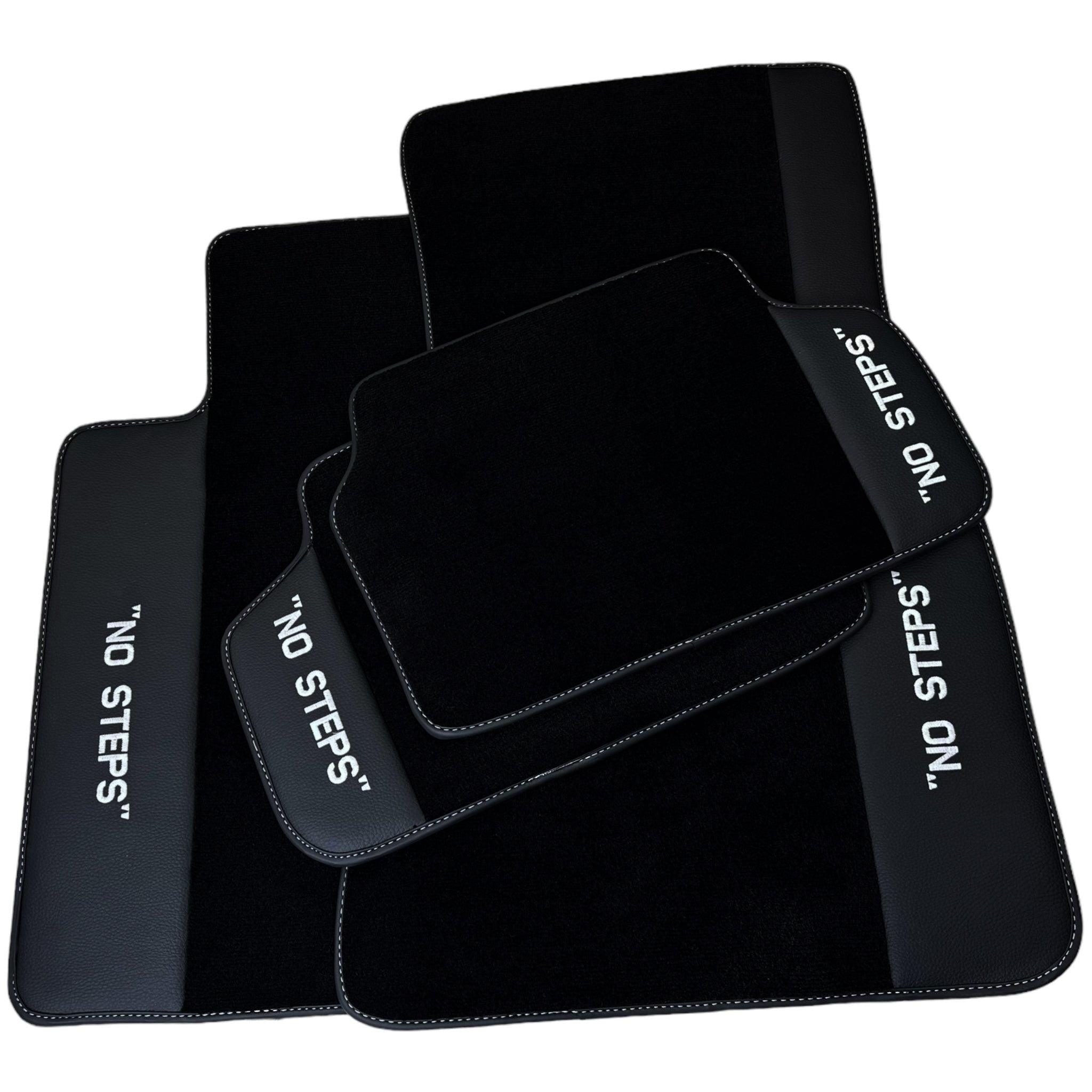 Black Mats For BMW M5 E60 No Steps Edition - AutoWin