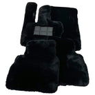Black Sheepskin Floor Mats For Mercedes Benz EQE-Class V295 (2022-2023) | ER56 Design - AutoWin