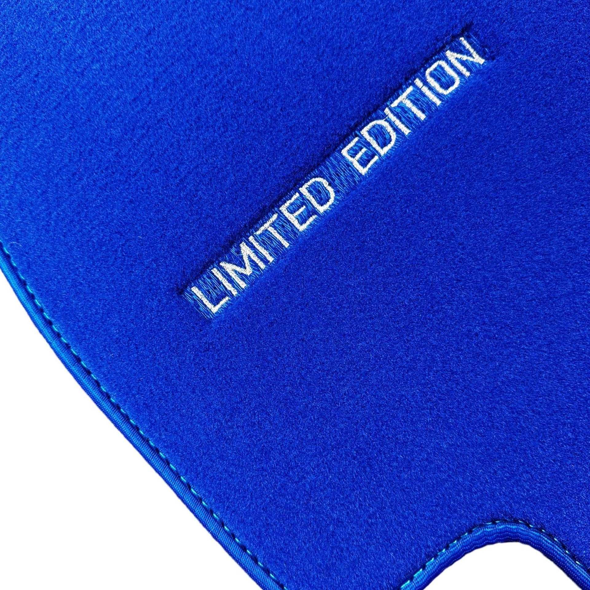 Blue Floor Mats For Mercedes Benz CLA-Class X117 Shooting Brake (2015-2019) | Limited Edition - AutoWin