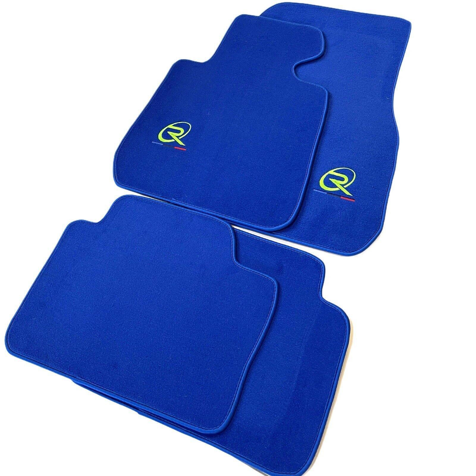 Blue Mats For BMW M5 E60 Tailored Set Perfect Fit - AutoWin