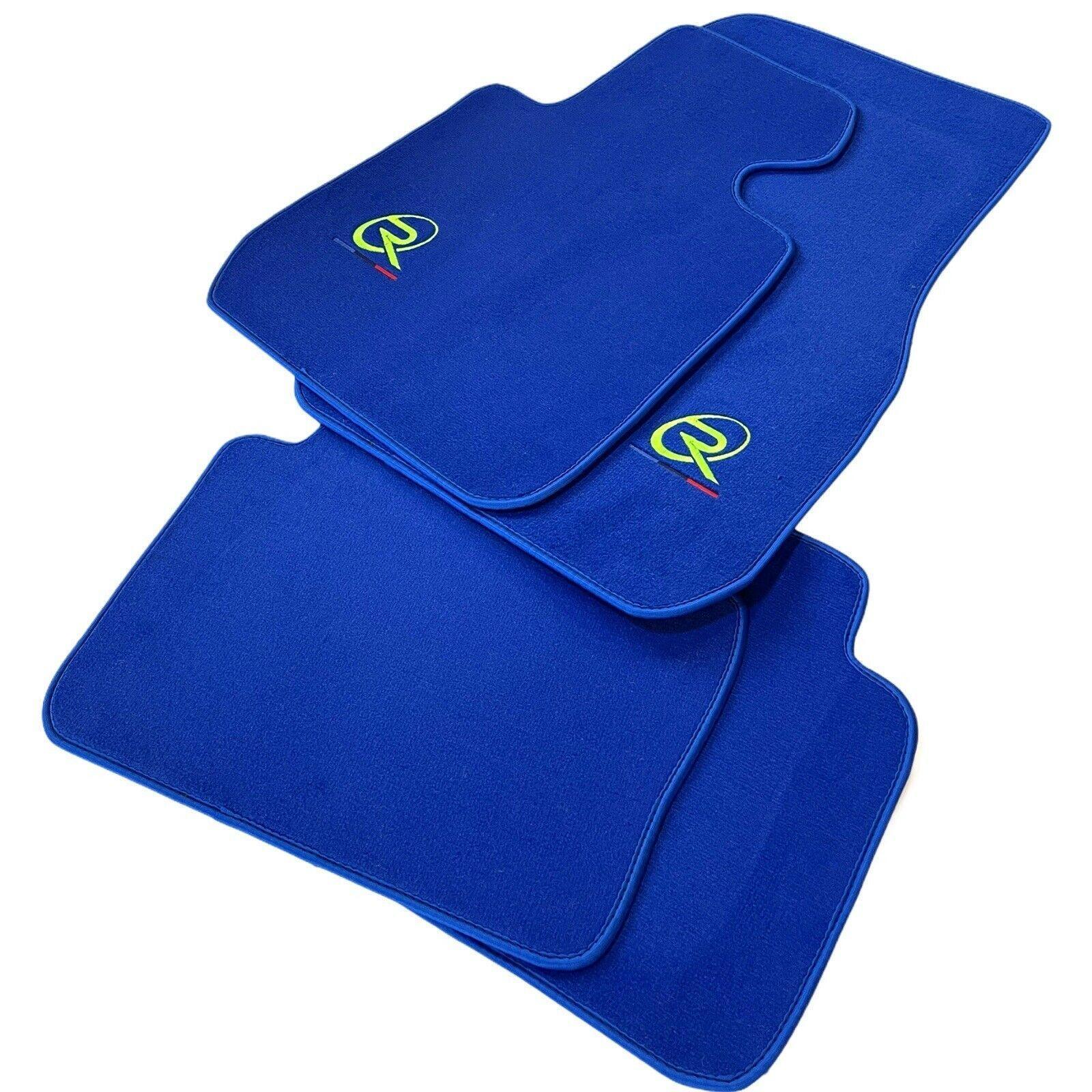 Blue Mats For BMW M6 E24 Tailored Set Perfect Fit - AutoWin