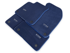 Dark Blue Floor Mats for A7 - C8 (2018-2023) | ER56 Design - AutoWin