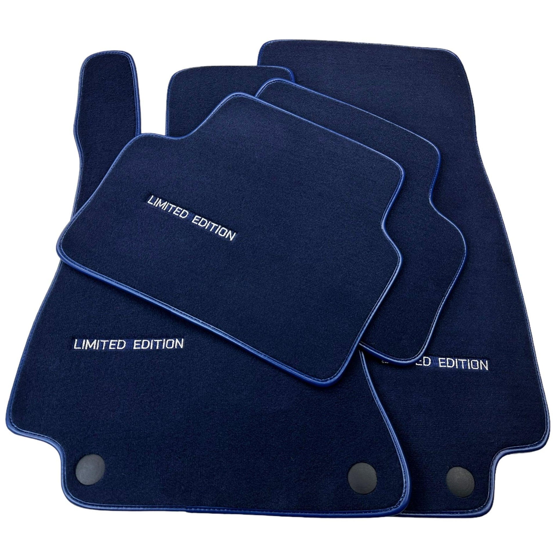Dark Blue Floor Mats For Mercedes Benz A-Class W169 (2004-2012) | Limited Edition - AutoWin