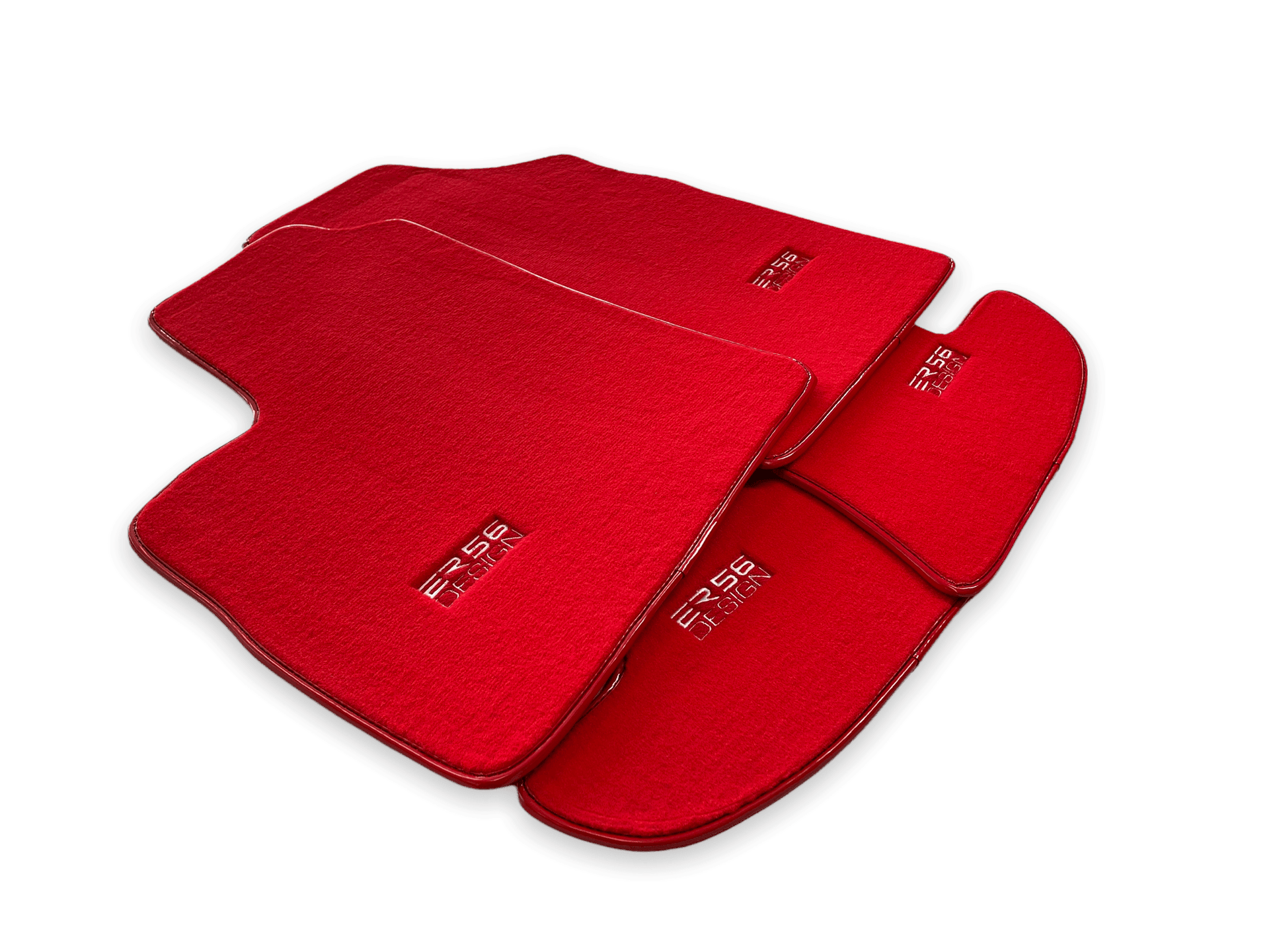 Floor Mats For Bentley Continental GT Red 2003–2011 Er56 Design - AutoWin