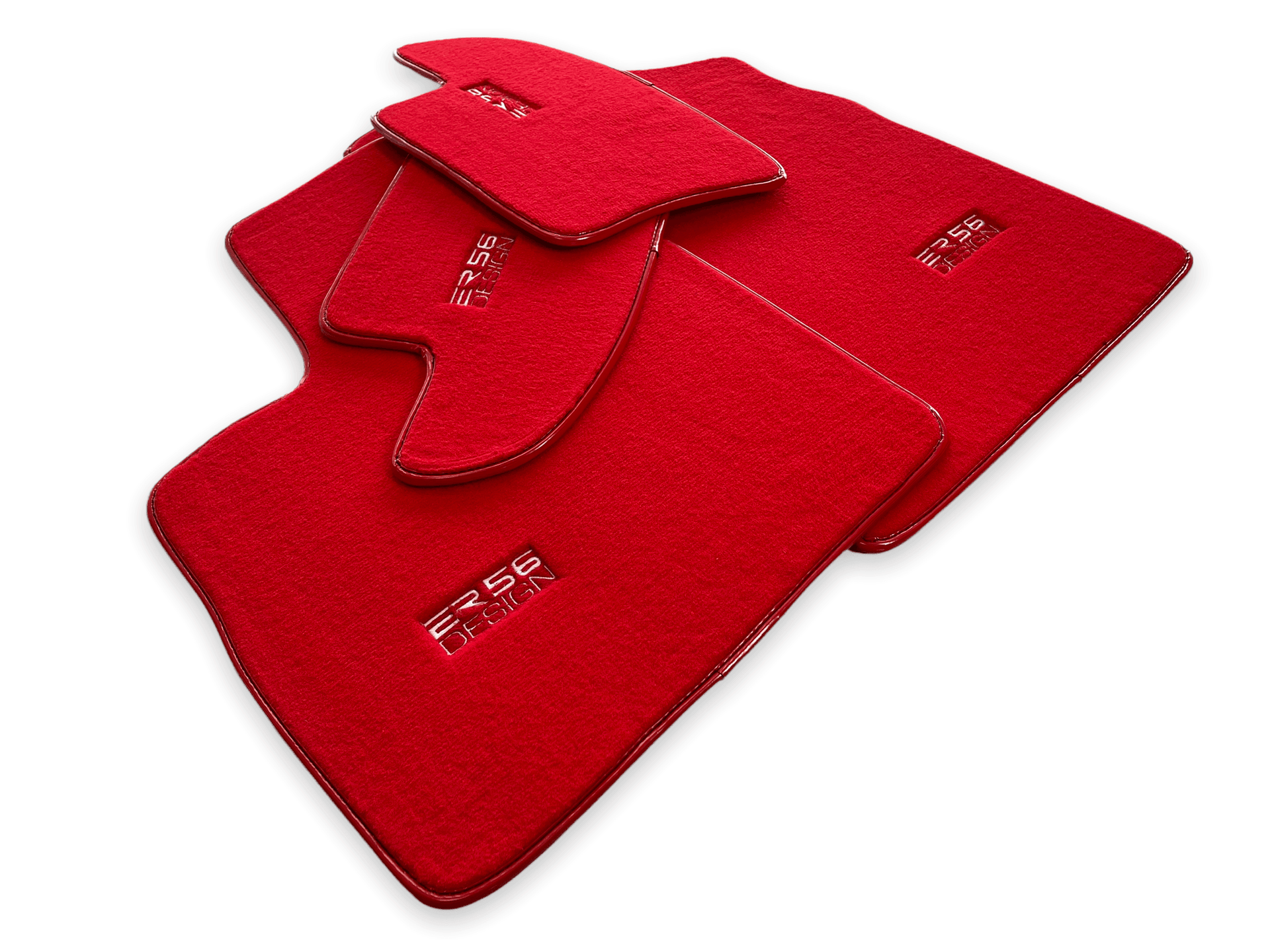 Floor Mats For Bentley Continental GT Red 2003–2011 Er56 Design - AutoWin