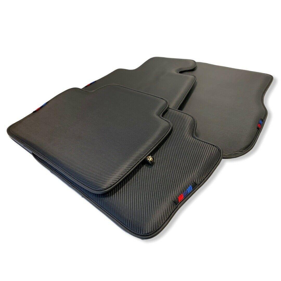 Floor Mats For BMW 3 Series G21 5-door Wagon Autowin Brand Carbon Fiber Leather - AutoWin