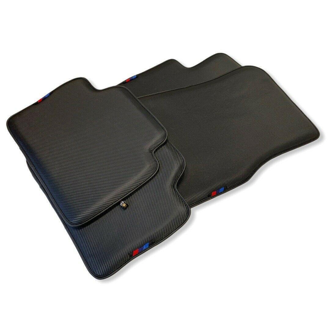 Floor Mats For BMW 5 Series E28 Sedan Autowin Brand Carbon Fiber Leather - AutoWin