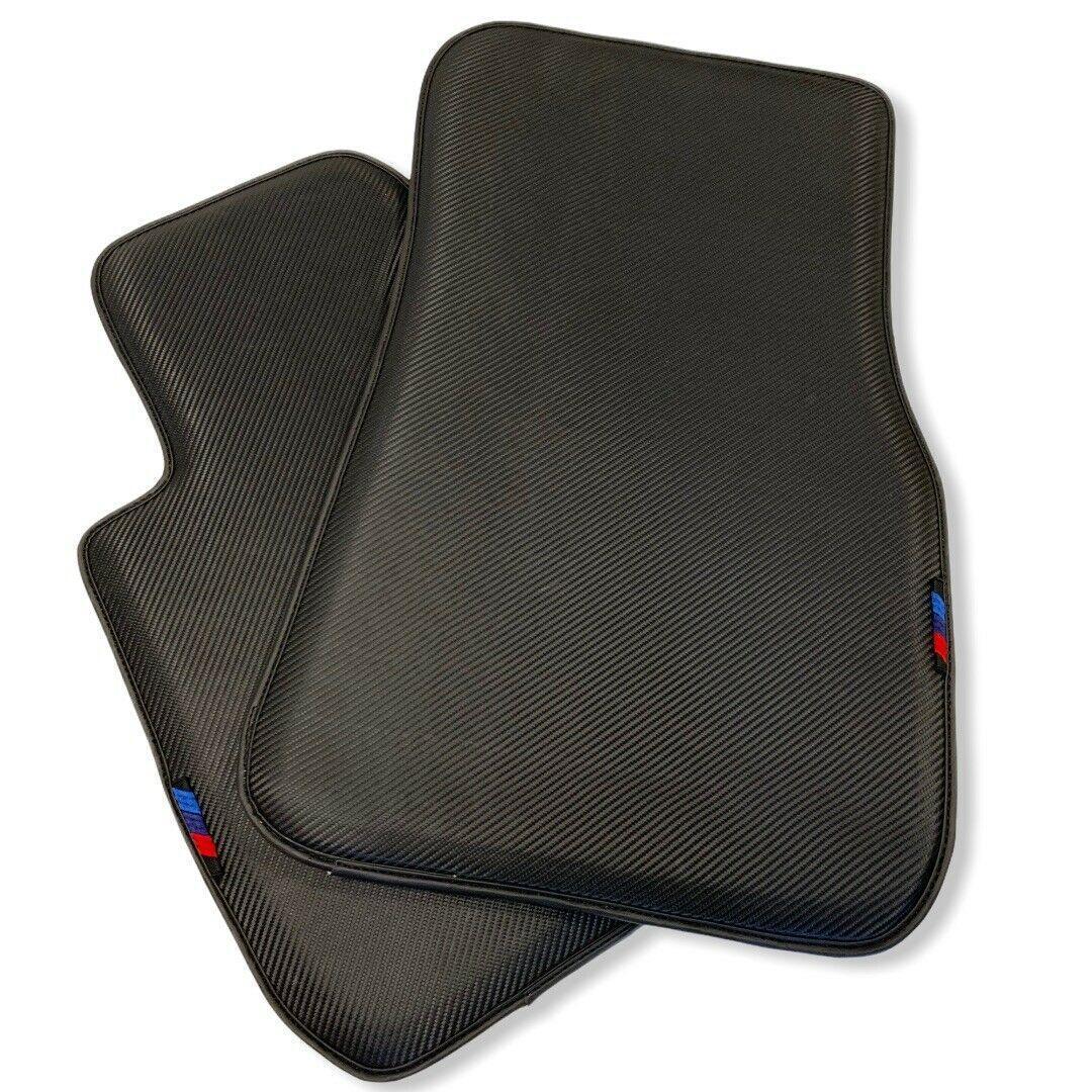 Floor Mats For BMW 5 Series E61 Wagon Autowin Brand Carbon Fiber Leather - AutoWin