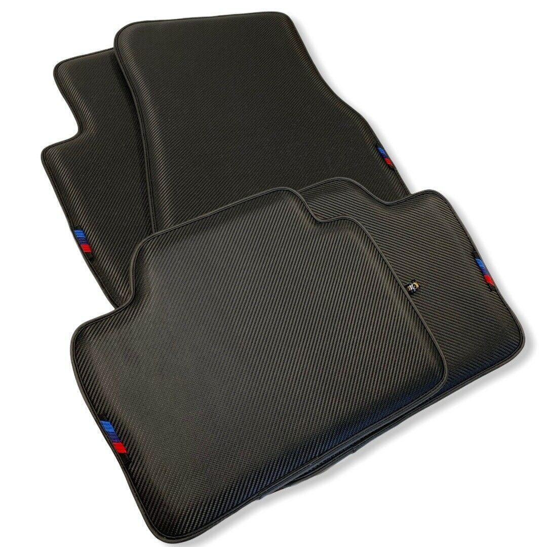 Floor Mats For BMW M5 E60 Autowin Brand Carbon Fiber Leather - AutoWin