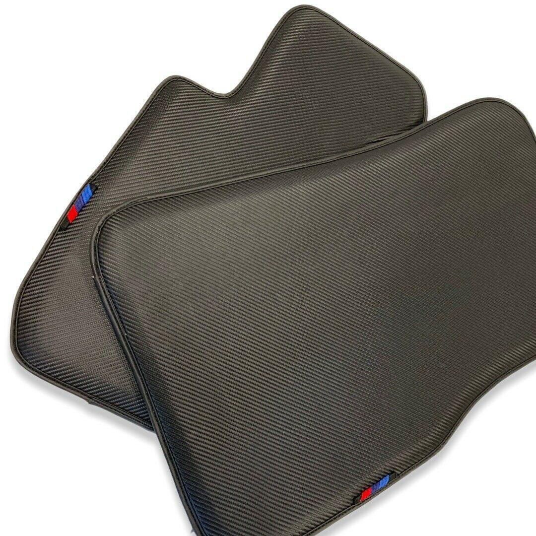 Floor Mats For BMW M6 E63 Coupe Autowin Brand Carbon Fiber Leather - AutoWin