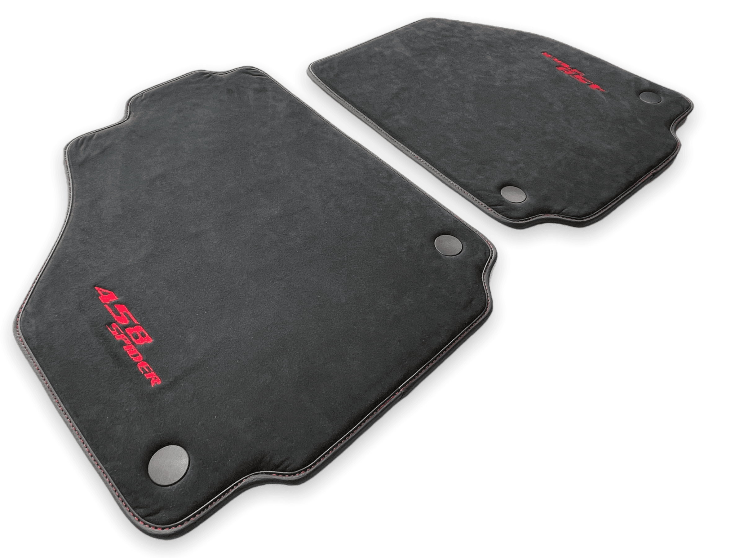 Floor Mats For Ferrari 458 Spider 2012-2015 Alcantara Leather - AutoWin