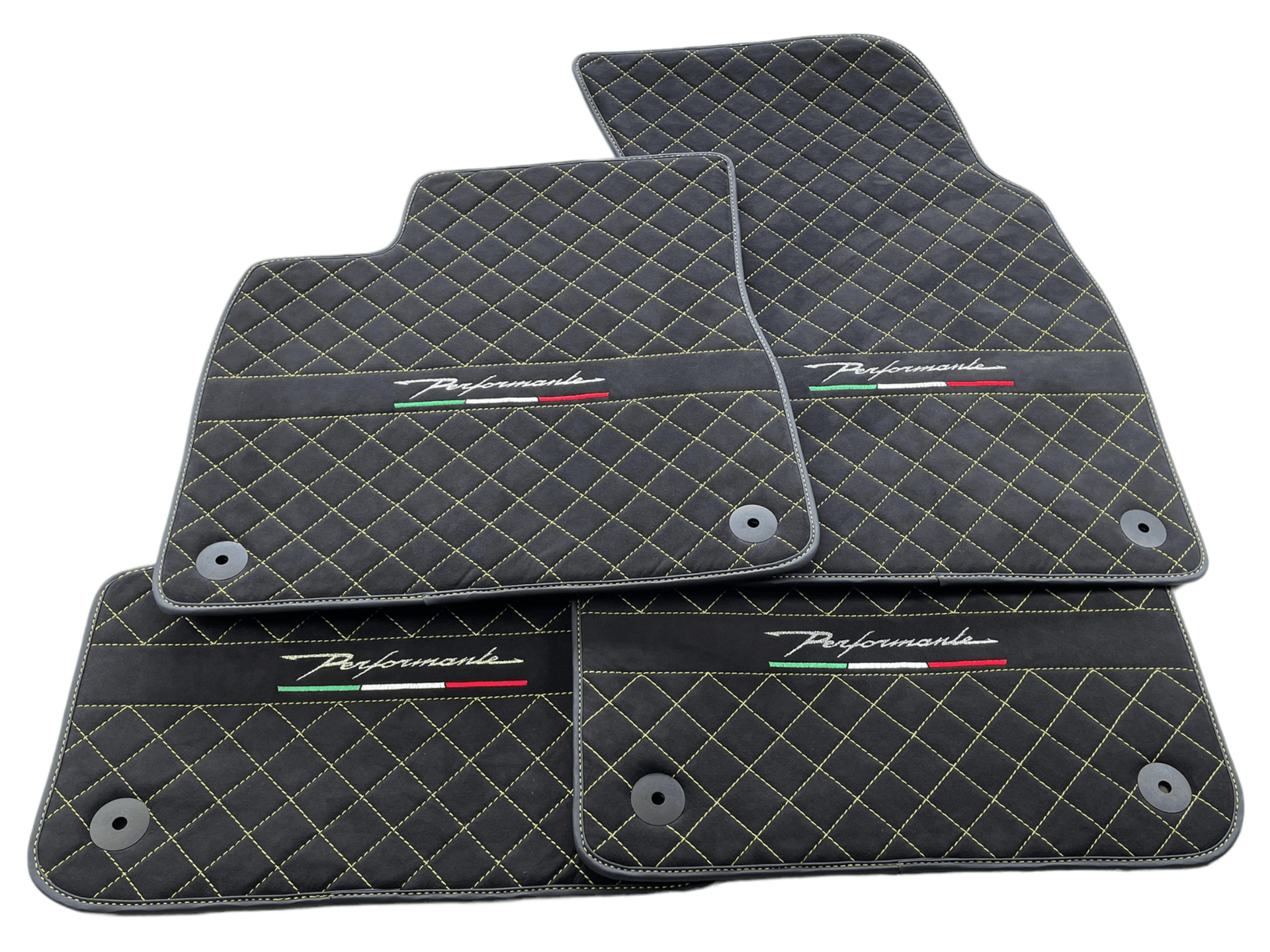 Floor Mats For Lamborghini Urus Performante Alcantara Leather - AutoWin