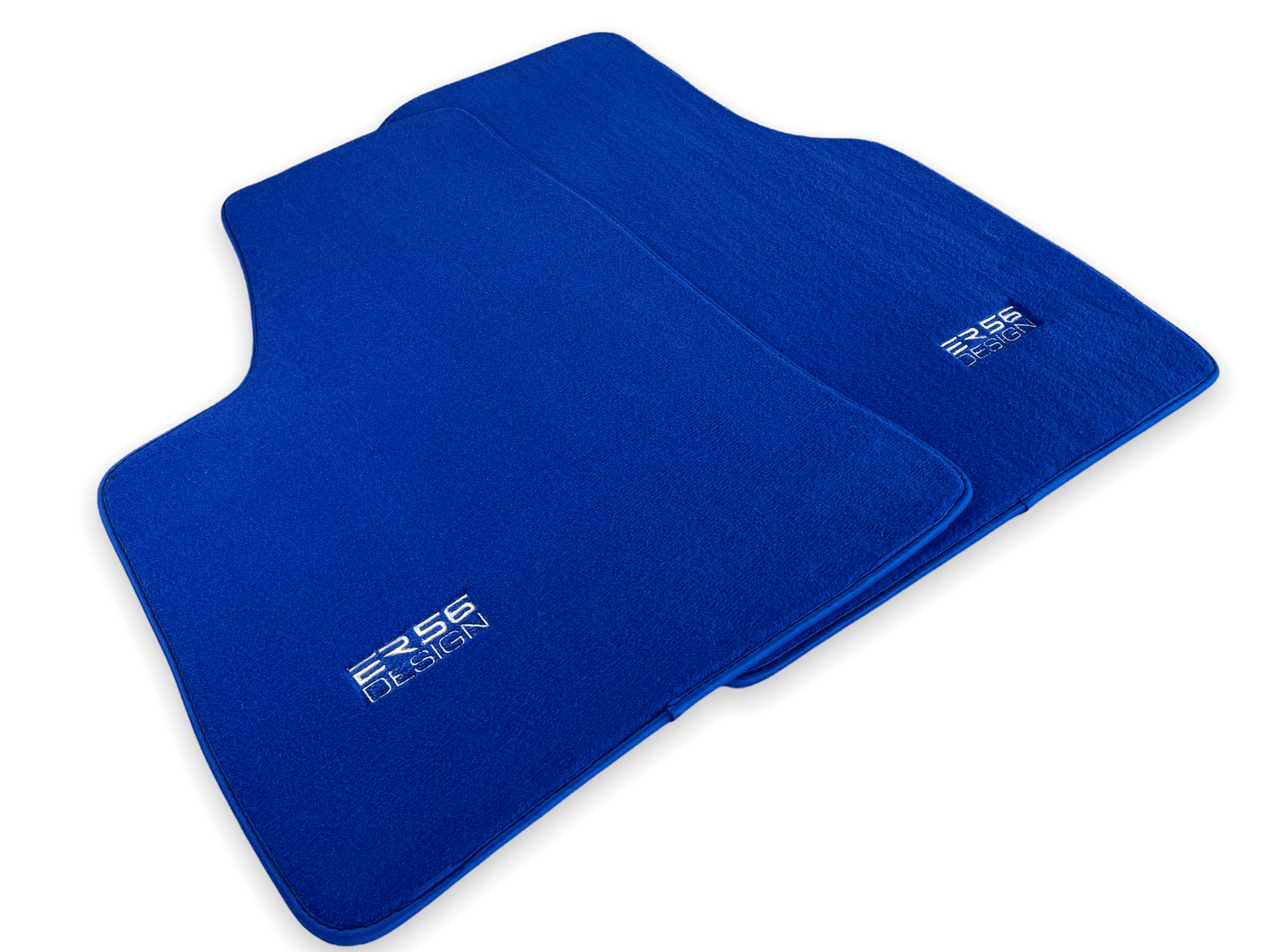 Floor Mats For Tesla Model S Blue Tailored Carpets ER56 Design - AutoWin