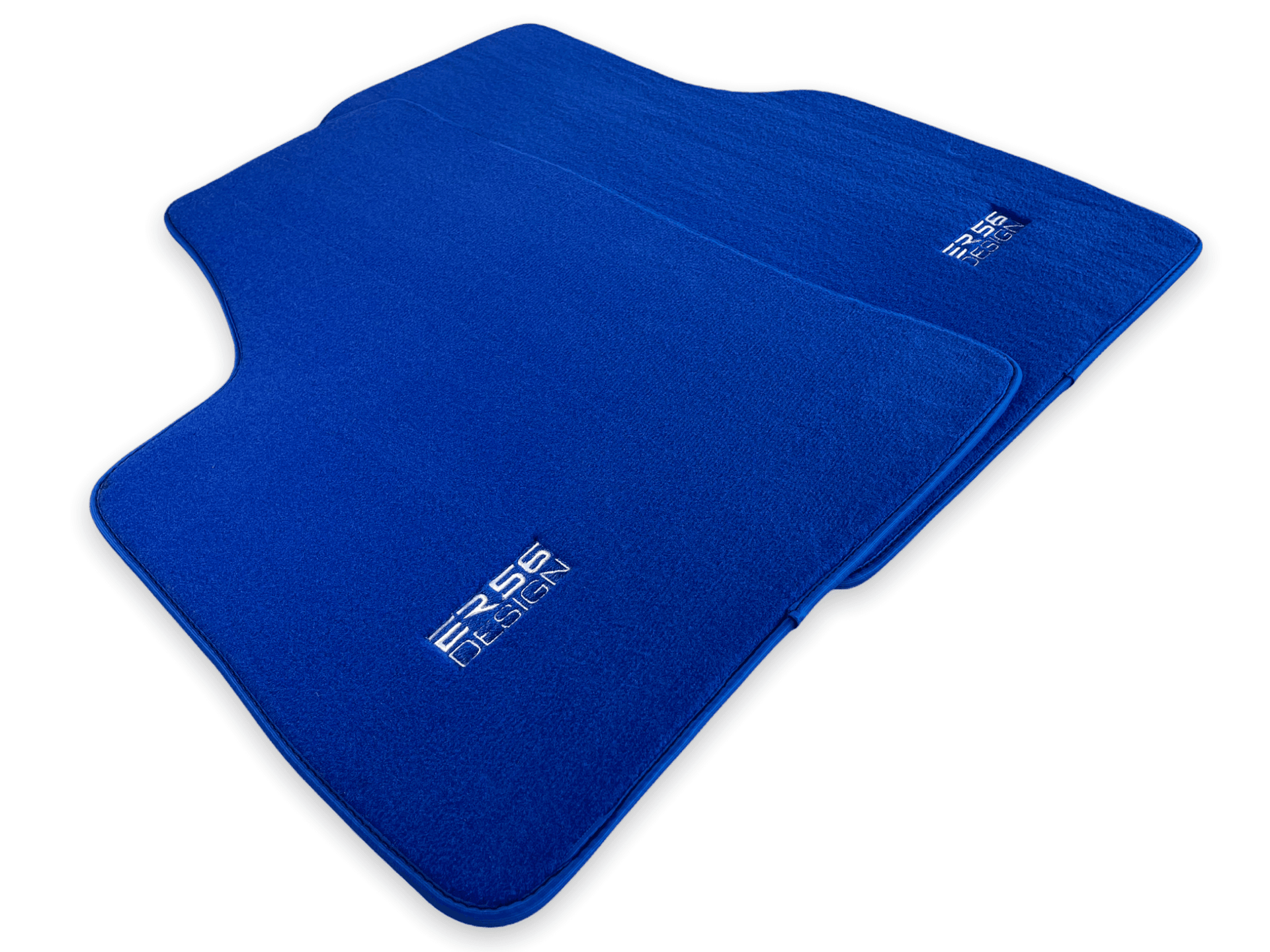 Floor Mats For Tesla Model Y Blue Tailored Carpets ER56 Design - AutoWin