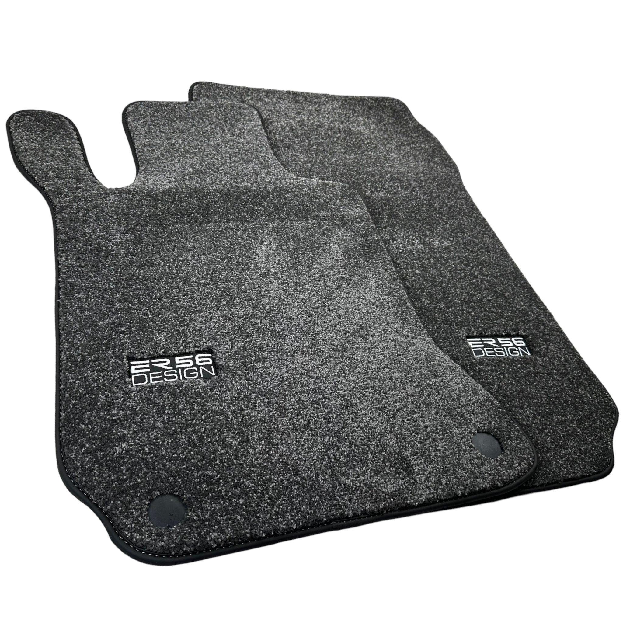 Gray Luxury Floor Mats For Mercedes Benz C-Class W205 Sedan (2014-2018) | ER56 Design - AutoWin