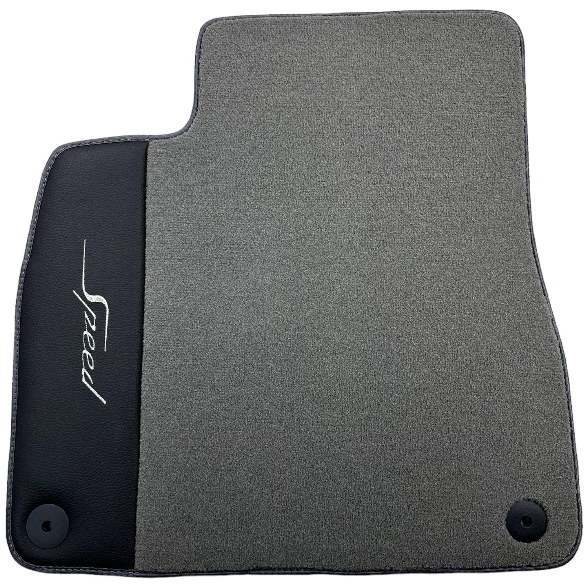Grey Floor Mats For Bentley Flying Spur (2013-2019) with Leather - AutoWin