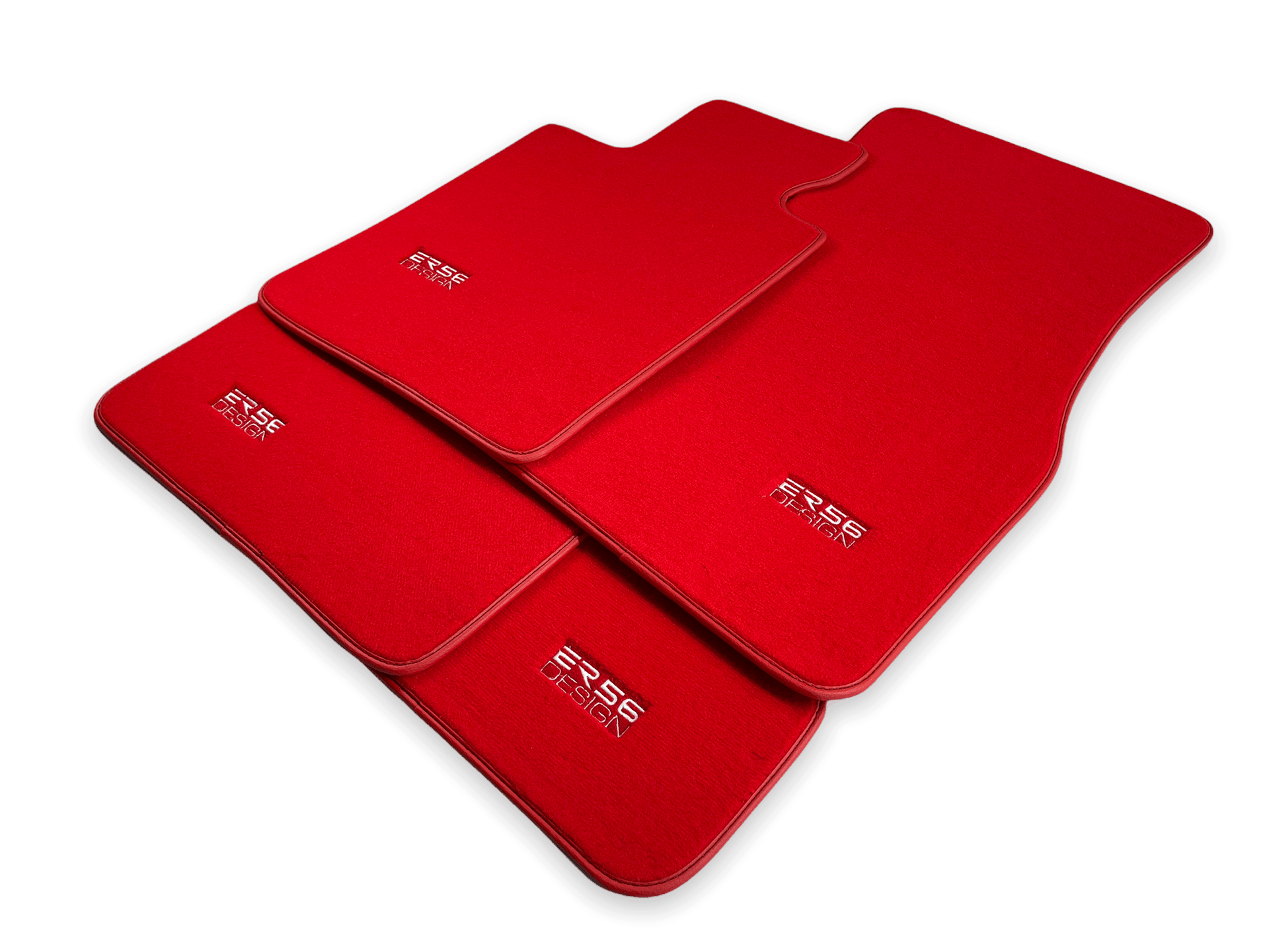 Red Floor Mats For BMW 5 Series F07 GT - ER56 Design Brand - AutoWin