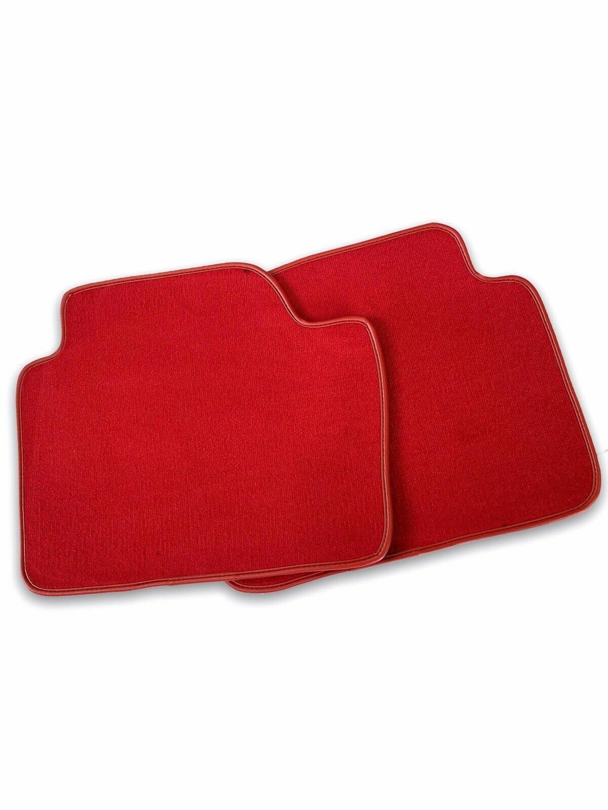 Red Floor Mats For BMW 5 Series G31 Wagon ROVBUT Brand Tailored Set Perfect Fit Green SNIP Collection - AutoWin