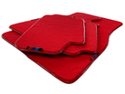 Red Floor Mats For BMW 7 Series E65 With M Package AutoWin Brand - AutoWin