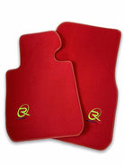 Red Floor Mats For BMW iX1 - U11 SUV ROVBUT Brand Tailored Set Perfect Fit Green SNIP Collection - AutoWin