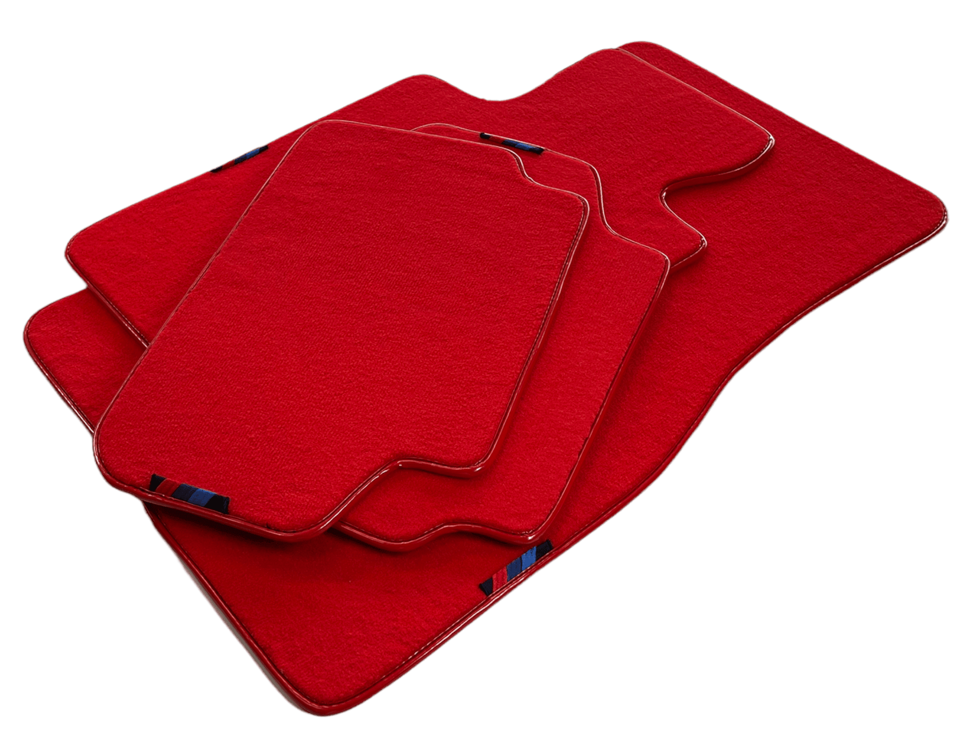 Red Floor Mats For BMW M8 Series Gran Coupe F93 With M Package - AutoWin