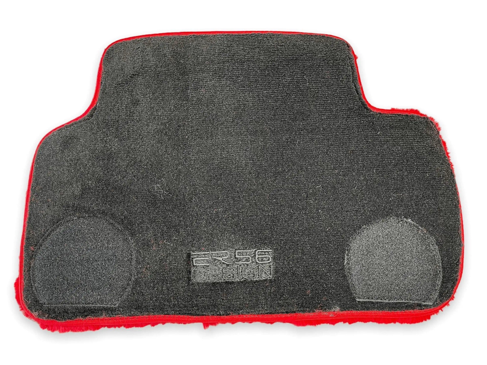Red Sheepskin Floor Mats For Bentley Flying Spur (2013-2019) Er56 Design Brand - AutoWin