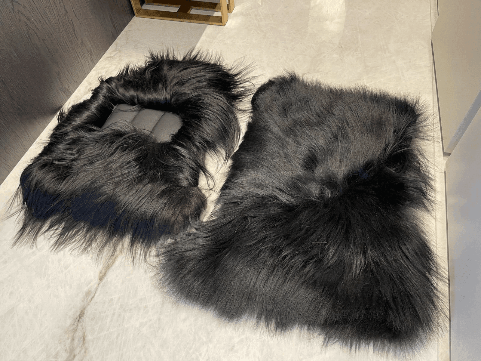Sheepskin Floor Mats For Rolls Royce Phantom VIII (2017-2024) ER56 Design Brand - AutoWin