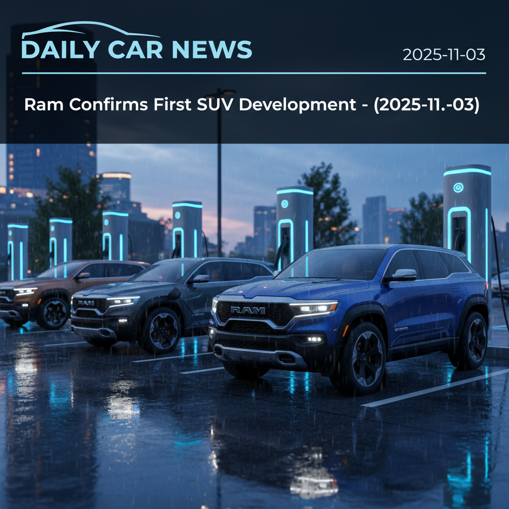 Ram Confirms First SUV Development – Daily Car News (2025-11-03)