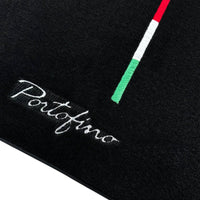 Black Floor Mats for Ferrari Portofino (2018-2023) Italian Edition - AutoWin