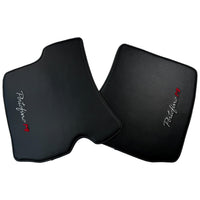 Carbon Fiber Leather Floor Mats for Ferrari Portofino M (2018-2023) - AutoWin