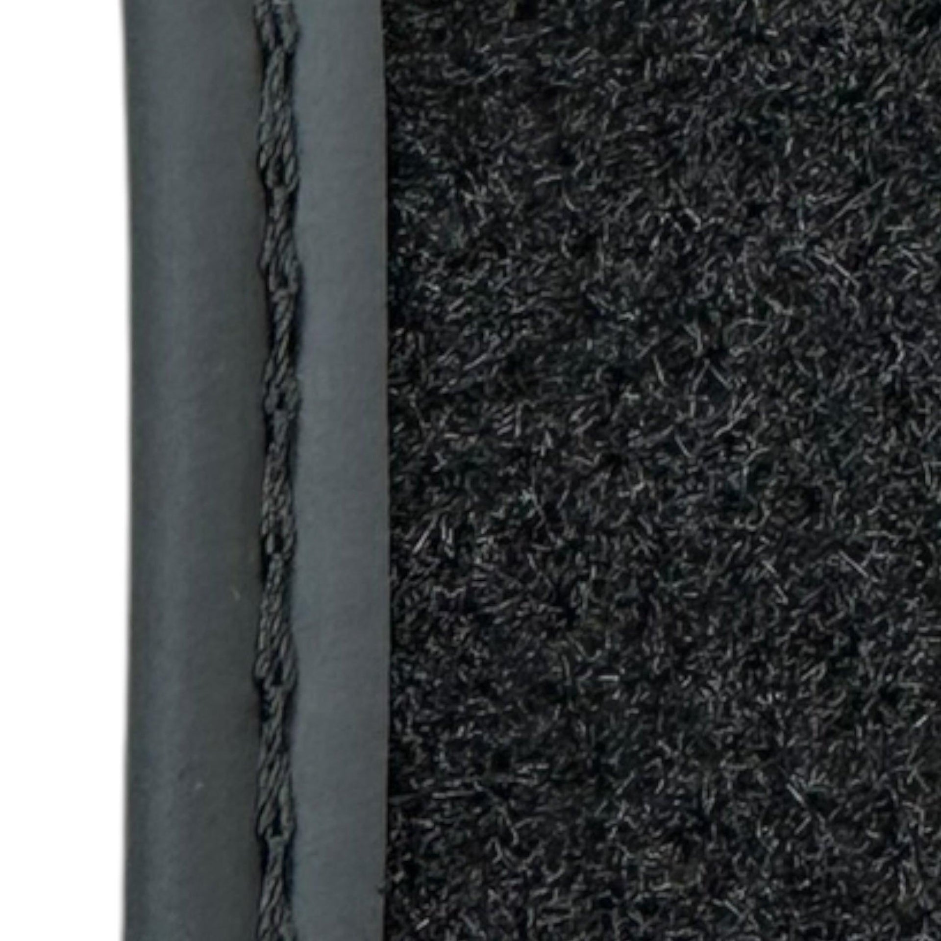 Black Floor Mats for Rolls Royce Cullinan with Black Leather - AutoWin