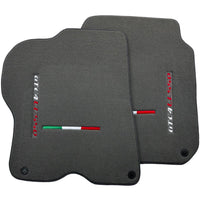 Gray Floor Mats For Ferrari GTC4 Lusso (2016-2023) Italian Edition - AutoWin